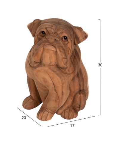 ΔΙΑΚΟΣΜΗΤΙΚΟ ΔΑΠΕΔΟΥ HM7926 DOZER BULLDOG ΞΥΛΟ SUAR ΣΕ ΦΥΣΙΚΟ ΧΡΩΜΑ 20x17x30Υεκ.