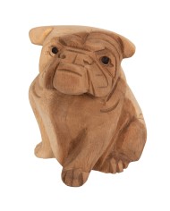 ΕΠΙΤΡΑΠΕΖΙΟ ΔΙΑΚΟΣΜΗΤΙΚΟ DOZER BULLDOG ΞΥΛΟ SUAR ΣΕ ΦΥΣΙΚΟ ΧΡΩΜΑ HM7923 9x8x12Y εκ.