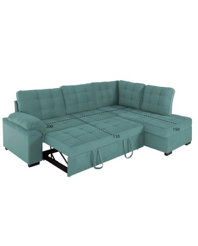 ΚΑΝΑΠΕΣ ΚΡΕΒΑΤΙ JADE HM3144.04R ΔΕΞΙΑ ΓΩΝΙΑ ΒΕΡΑΜΑΝ ΒΕΛΟΥΔΟ 250x80-180x73-88Υεκ.