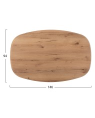 ΕΠΙΦΑΝΕΙΑ ΤΡΑΠΕΖΙΟΥ 4680 WERZALIT HM5916.14 ΦΥΣΙΚΟ 146X94 εκ.