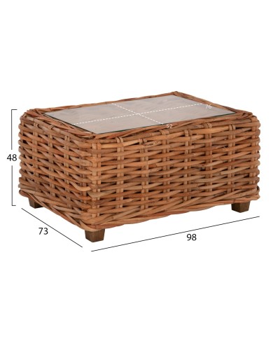 ΣΕΤ ΣΑΛΟΝΙ ΕΞ.ΧΩΡΟΥ TROPEL HM9656 4ΤΜΧ ΦΥΣΙΚΟ RATTAN-ΞΥΛΟ ΜΑΟΝΙ-ΛΕΥΚΑ ΜΑΞΙΛΑΡΙΑ