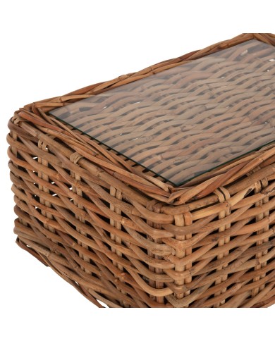 ΣΕΤ ΣΑΛΟΝΙ ΕΞ.ΧΩΡΟΥ TROPEL HM9656 4ΤΜΧ ΦΥΣΙΚΟ RATTAN-ΞΥΛΟ ΜΑΟΝΙ-ΛΕΥΚΑ ΜΑΞΙΛΑΡΙΑ