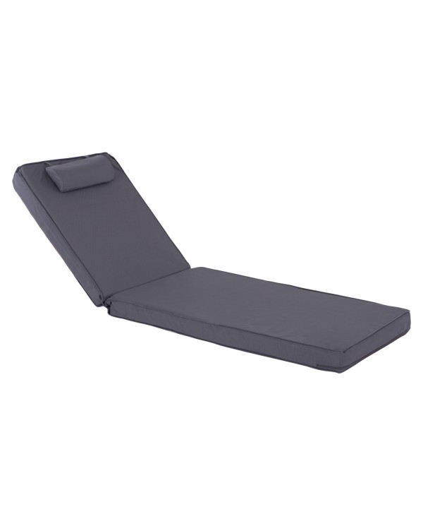 ΜΑΞΙΛΑΡΙ ΞΑΠΛΩΣΤΡΑΣ TEXTILENE 600gr SIFNOS ΓΚΡΙ HM11236.30T 196(117+1+78)x58x9εκ.
