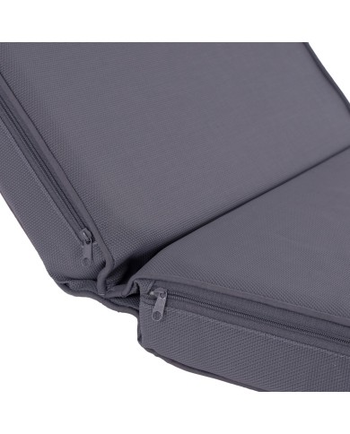 ΜΑΞΙΛΑΡΙ ΞΑΠΛΩΣΤΡΑΣ TEXTILENE 600gr SIFNOS ΓΚΡΙ HM11236.30T 196(117+1+78)x58x9εκ.