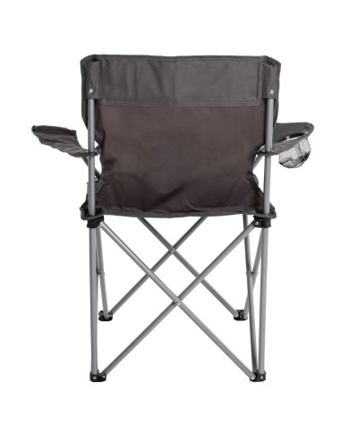 ΠΟΛΥΘΡΟΝΑ FISHERMAN HM5096.01 ΠΤΥΣΣΟΜΕΝΗ CAMPING ΜΕ ΘΕΣΗ ΓΙΑ ΠΟΤΗΡΙ ΓΚΡΙ 77x48x81εκ.