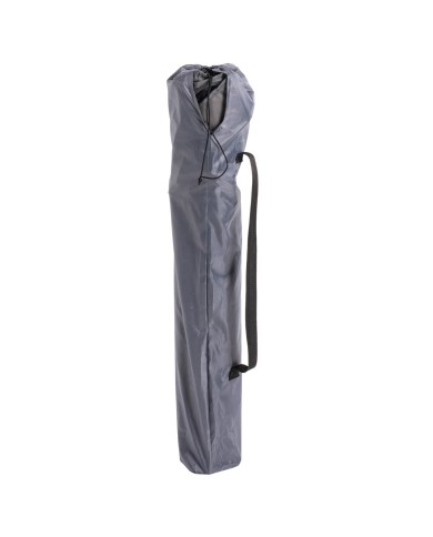 ΠΟΛΥΘΡΟΝΑ FISHERMAN HM5096.01 ΠΤΥΣΣΟΜΕΝΗ CAMPING ΜΕ ΘΕΣΗ ΓΙΑ ΠΟΤΗΡΙ ΓΚΡΙ 77x48x81εκ.