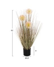 ΔΙΑΚΟΣΜΗΤΙΚΟ ΣΥΝΘΕΤΙΚΟ ΦΥΤΟ HM4016 DANDELION/GRASS ΣΕ ΓΛΑΣΤΡΑ Φ9,5x9-62Υεκ.