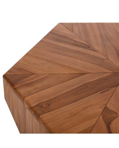 ΤΡΑΠΕΖΙ ΣΑΛΟΝΙΟΥ HEXAGON HM9790 ΞΥΛΟ ΤΕΑΚ ΣΕ ΦΥΣΙΚΟ 114x99x34Yεκ.