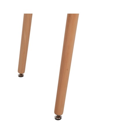 ΤΡΑΠΕΖΙ MINIMAL HM8581.01 ΛΕΥΚΟ MDF-ΠΟΔΙΑ ΟΞΙΑ ΣΕ ΦΥΣΙΚΟ ΧΡΩΜΑ- 120Χ60X74Υεκ.