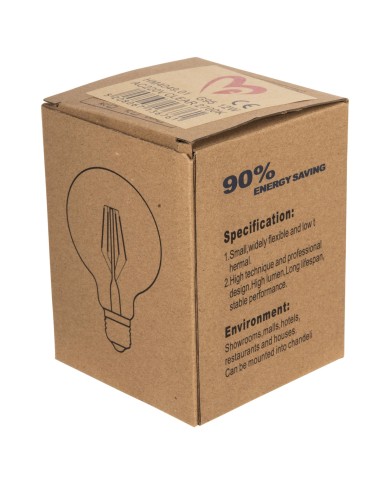 ΛΑΜΠΤΗΡΑΣ GLOBO LED FILAMENT 12W E27 3000K ΔΙΑΦΑΝΟΣ HM4049.01