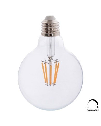ΛΑΜΠΤΗΡΑΣ GLOBO LED FILAMENT 8W E27 3000K ΔΙΑΦΑΝΟΣ DIMMABLE HM4050.01