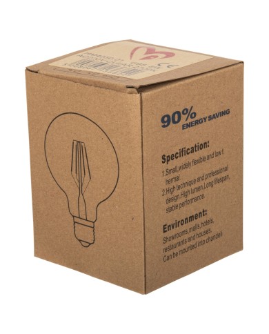 ΛΑΜΠΤΗΡΑΣ GLOBO LED FILAMENT 8W E27 3000K ΔΙΑΦΑΝΟΣ DIMMABLE HM4050.01