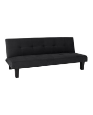 ΚΑΝΑΠΕΣ ΚΡΕΒΑΤΙ ODESSA HM3000.14 ΜΑΥΡΟ ΒΕΛΟΥΔΟ 180x83x75Y εκ.