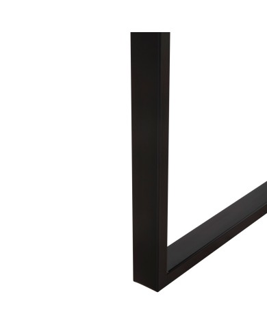 ΤΡΑΠΕΖΙ ΣΑΛΟΝΙΟΥ SHABEN HM9585.04 MDF ΚΑΡΥΔΙ ΞΥΛΟ-ΜΑΥΡΗ ΜΕΤΑΛΛΙΚΗ ΒΑΣΗ 120x56X45Yεκ.