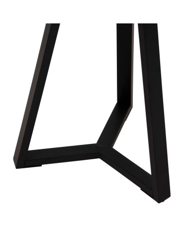 ΒΟΗΘΗΤΙΚΟ ΤΡΑΠΕΖΑΚΙ ROCKET HM9587.04 MDF ΚΑΡΥΔΙ-ΜΑΥΡΗ ΜΕΤΑΛΛΙΚΗ ΒΑΣΗ Φ45x55Υεκ.