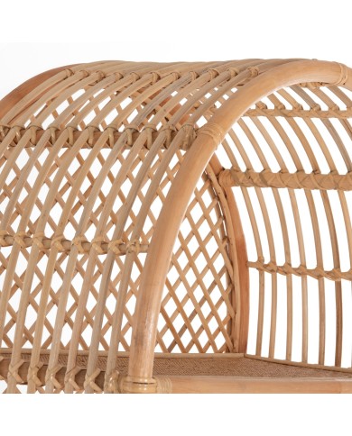 ΒΙΒΛΙΟΘΗΚΗ SIMOK HM9552 ΑΠΟ ΦΥΣΙΚΟ RATTAN ΣΕ ΦΥΣΙΚΟ ΧΡΩΜΑ 80x40x182Υεκ.