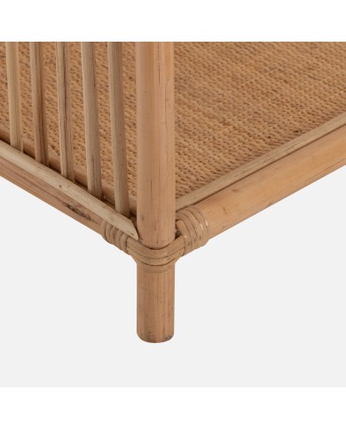 ΒΙΒΛΙΟΘΗΚΗ SIMOK HM9552 ΑΠΟ ΦΥΣΙΚΟ RATTAN ΣΕ ΦΥΣΙΚΟ ΧΡΩΜΑ 80x40x182Υεκ.